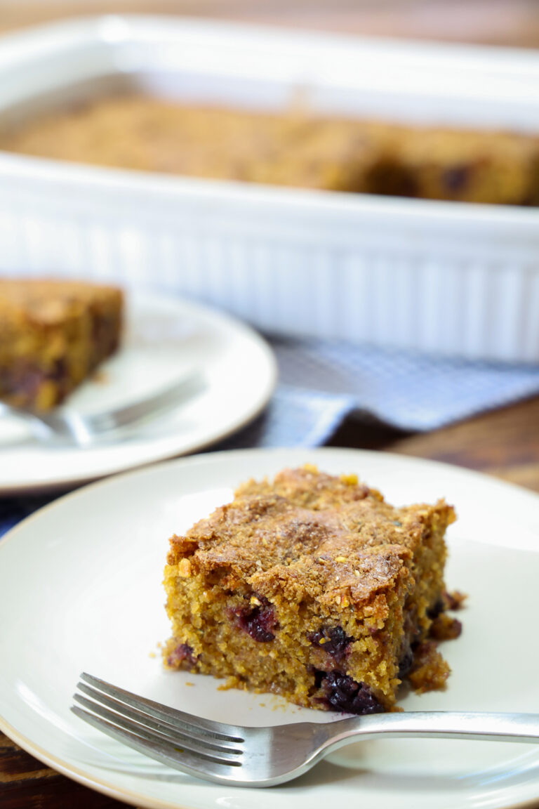 9x13 blueberry cornmeal cake recipe