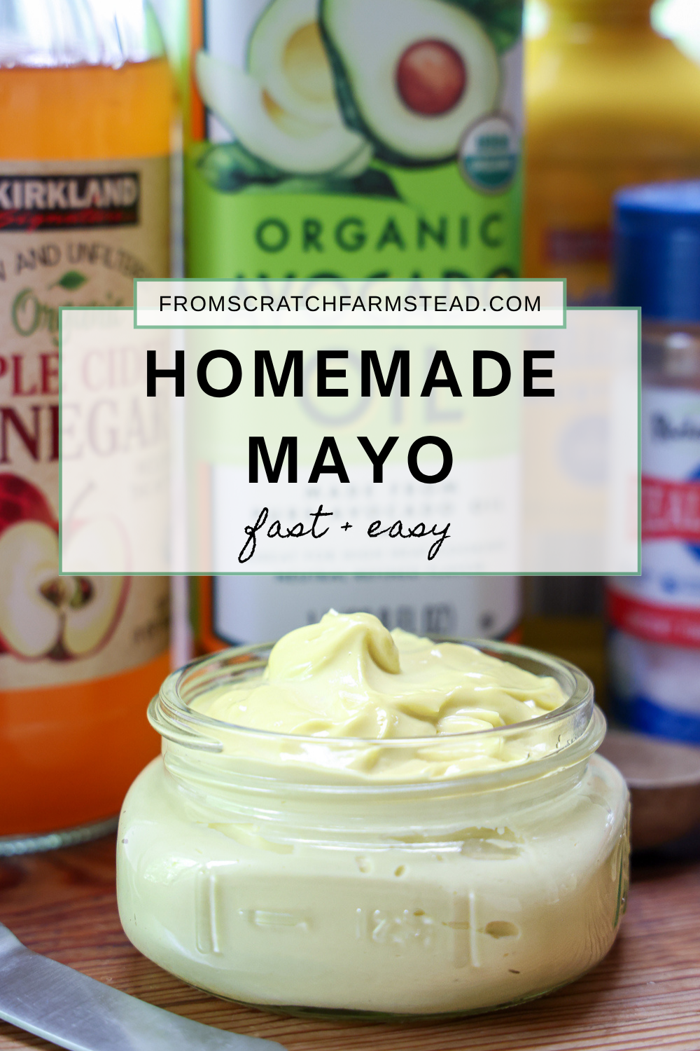 easy homemade mayo with avocado oil