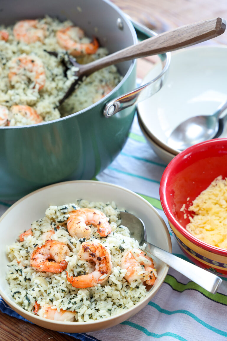 easy creamy rice and shrimp recipe