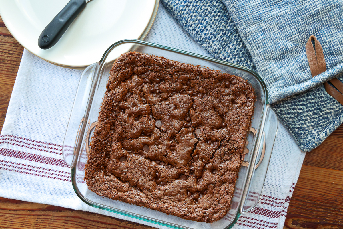 fudgy homemade brownies
