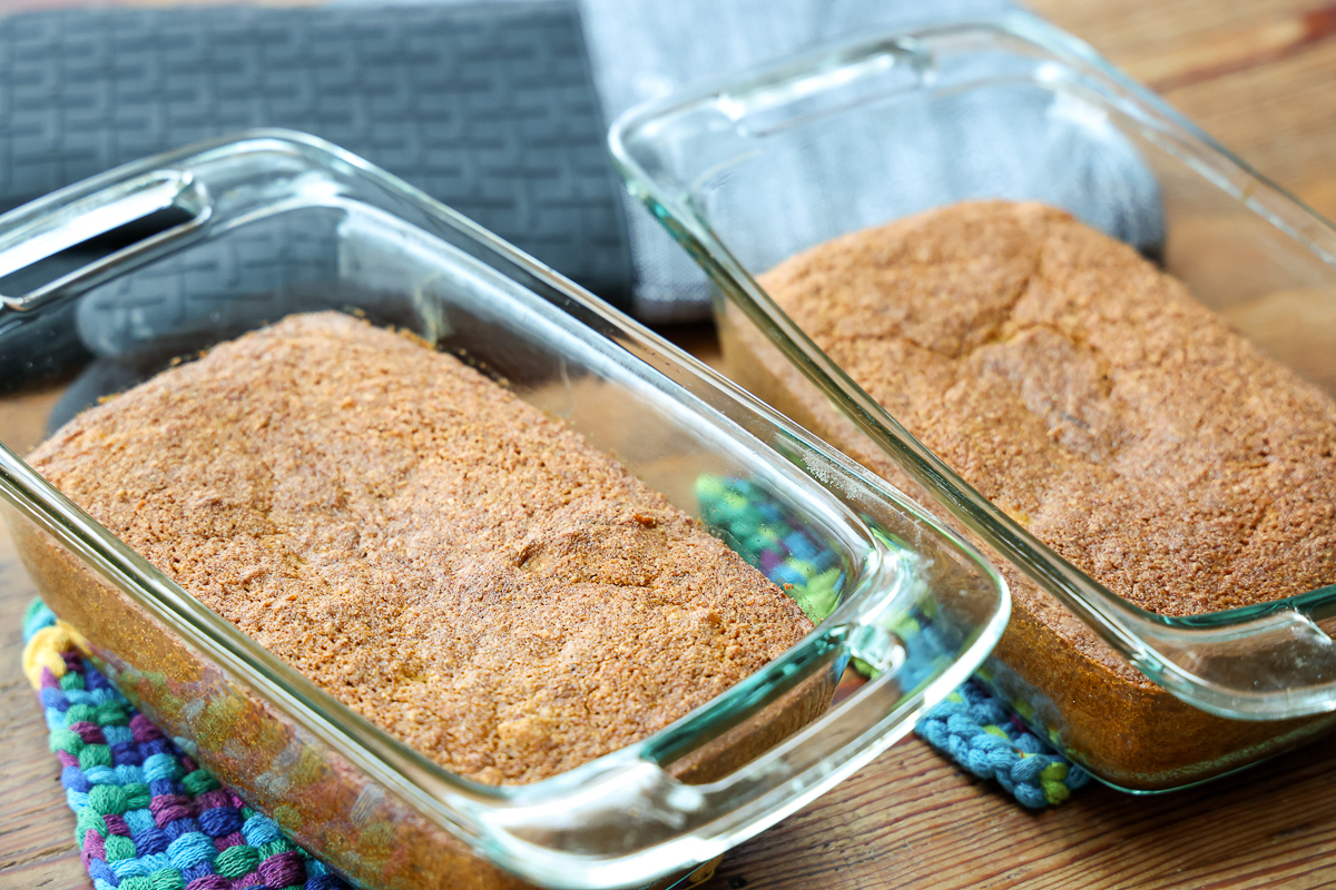 loaves of butternut squash bread