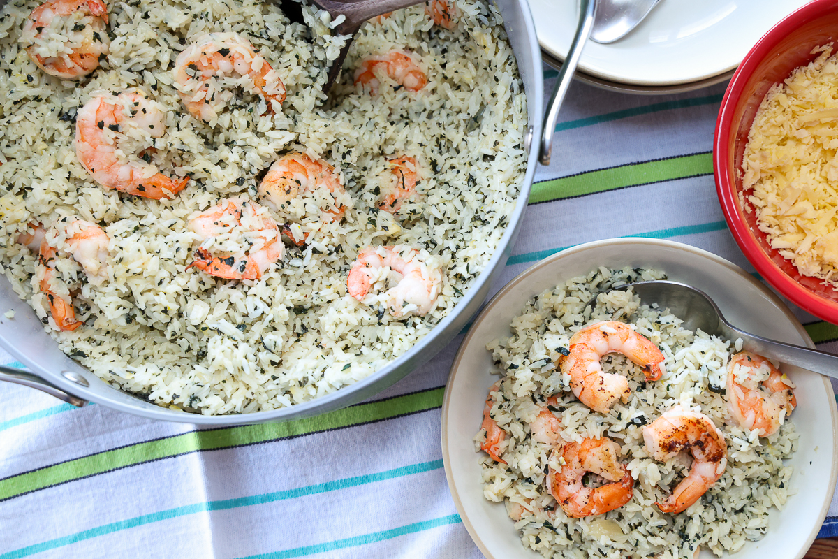 rice and shrimp recipe made in one pot