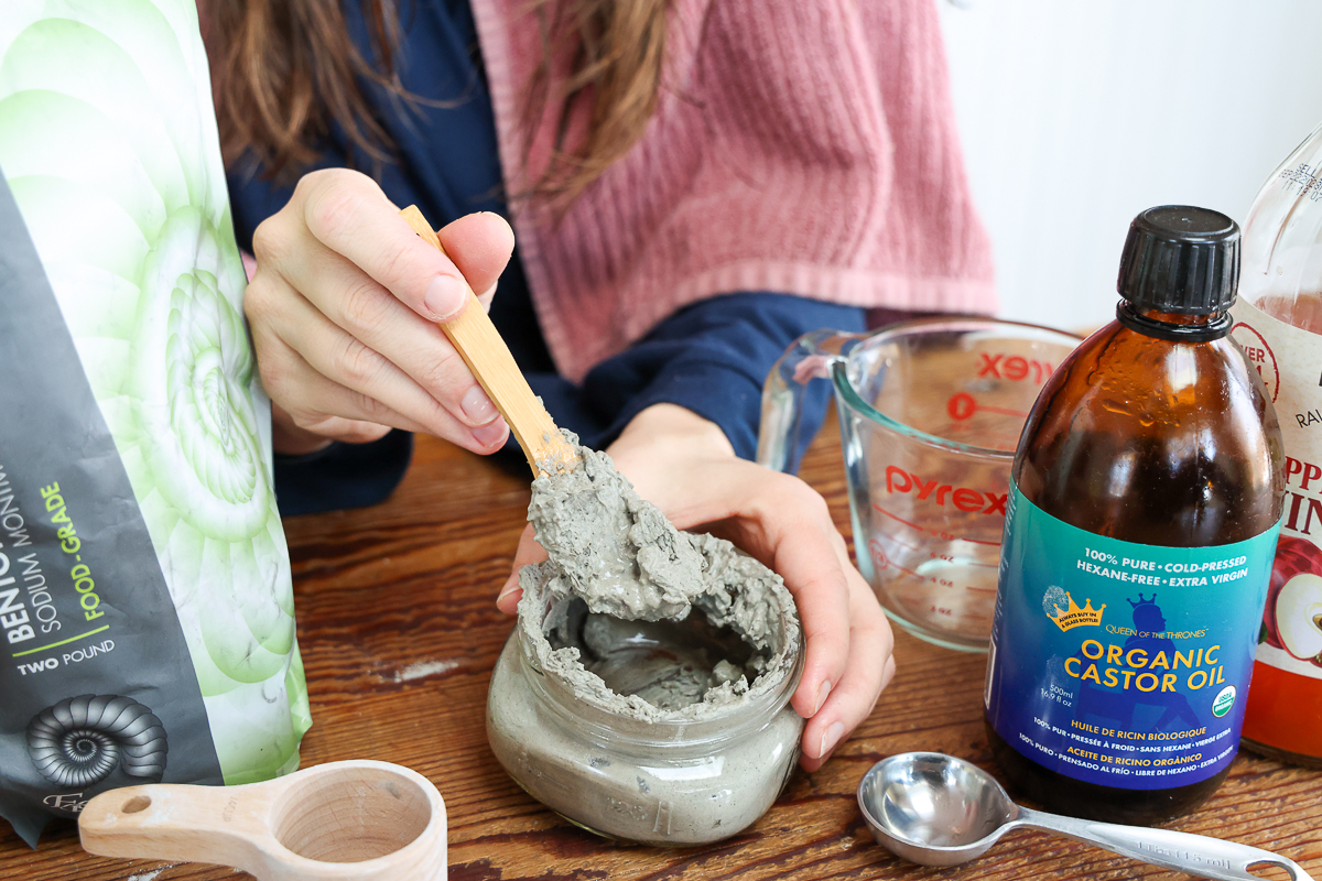 homemade hair mask for hair detox