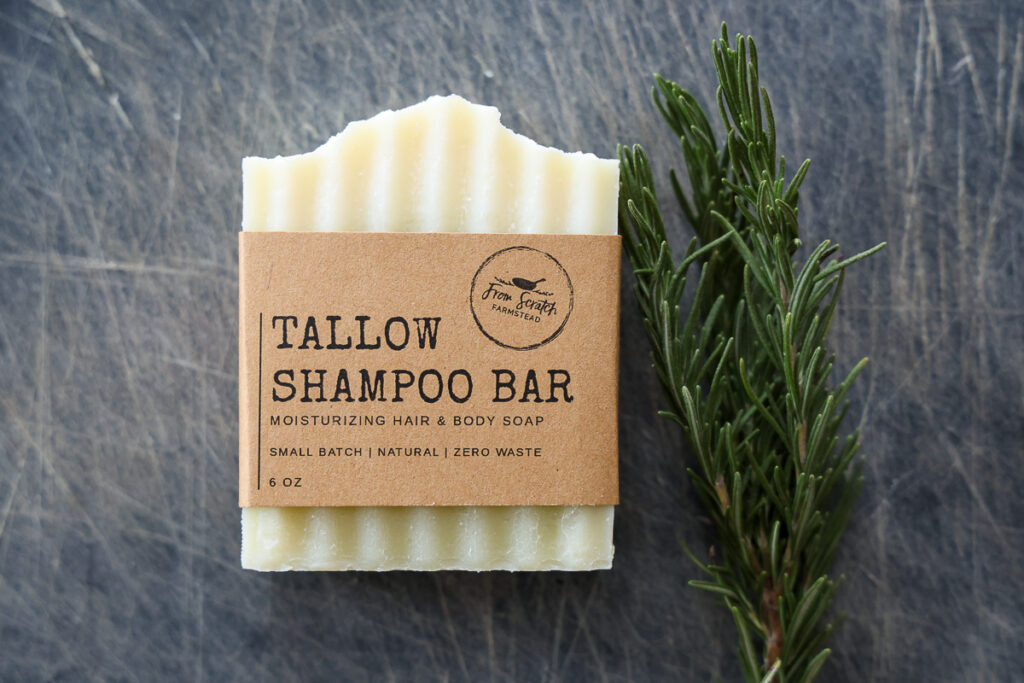 natural tallow shampoo bar for sale