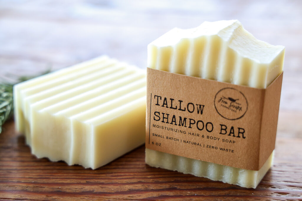 non toxic tallow shampoo bar
