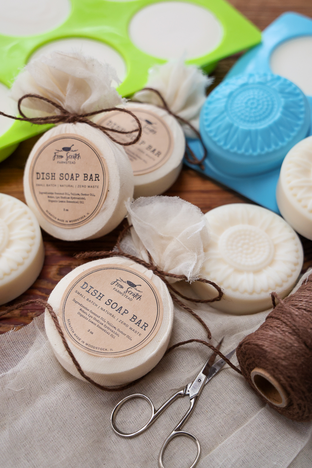 small batch dish soap bar supplies