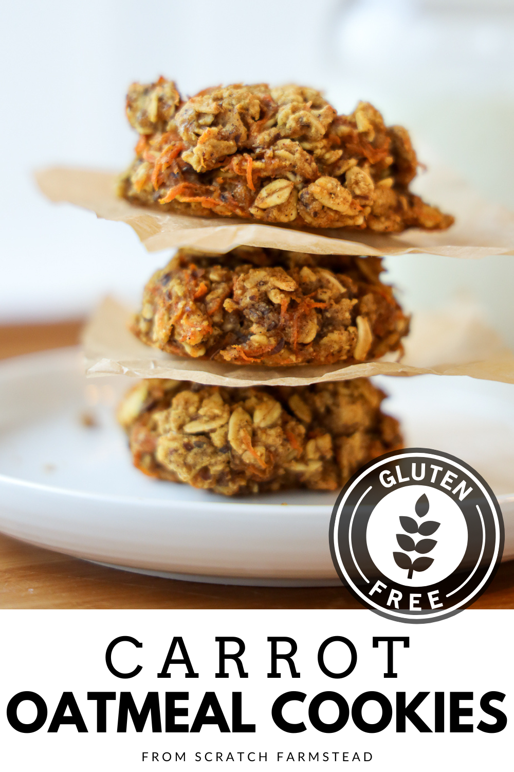 carrot oatmeal cookies