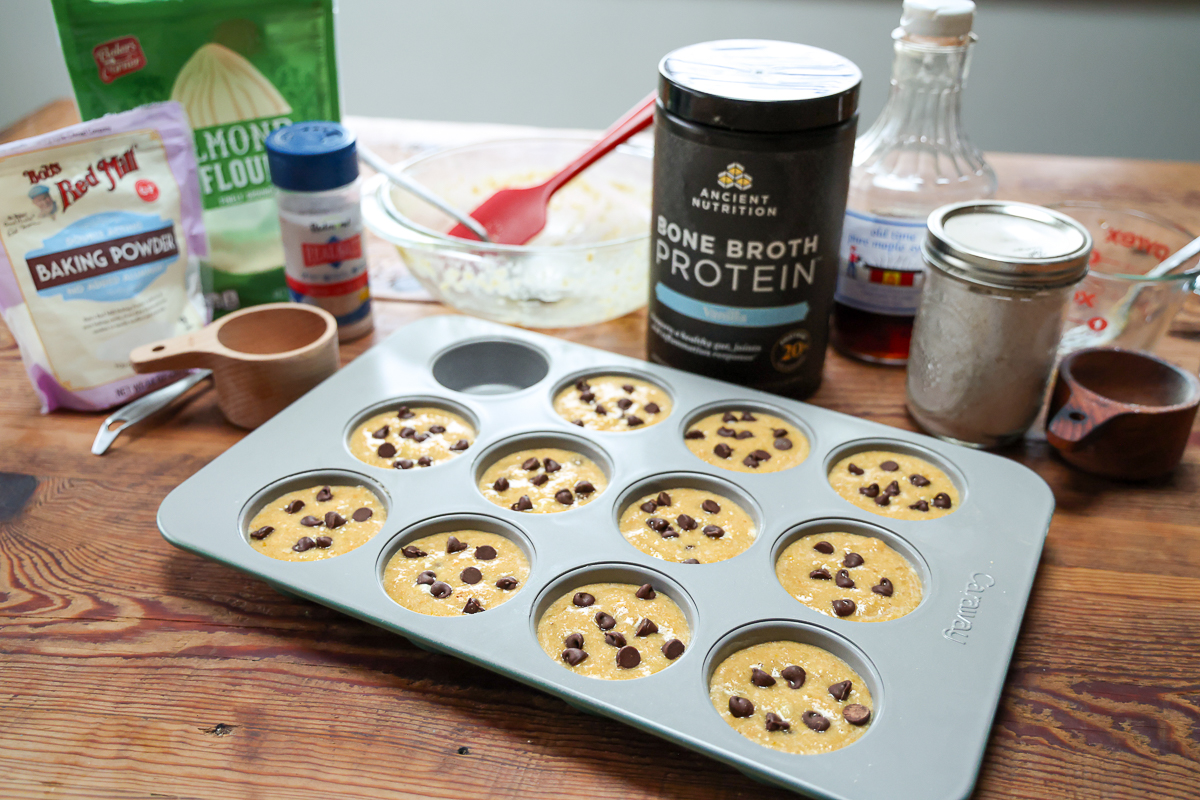 banana protein muffins ingredients