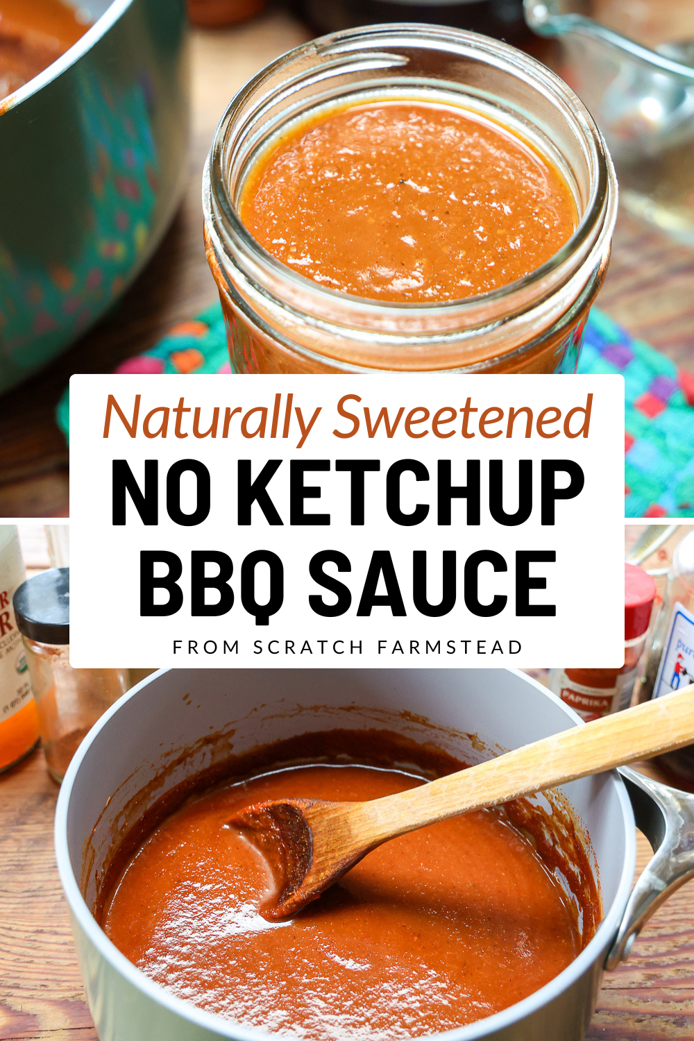 naturally sweetened no ketchup bbq sauce