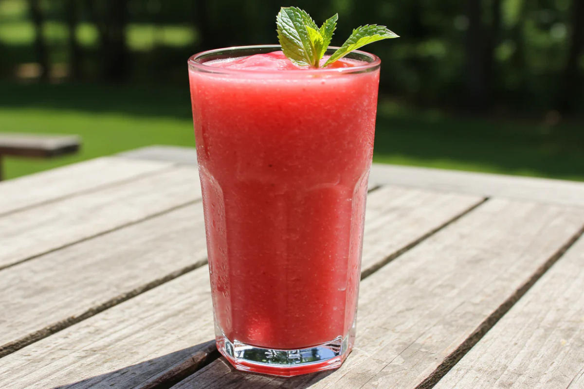 rhubarb smoothie by john henry general store