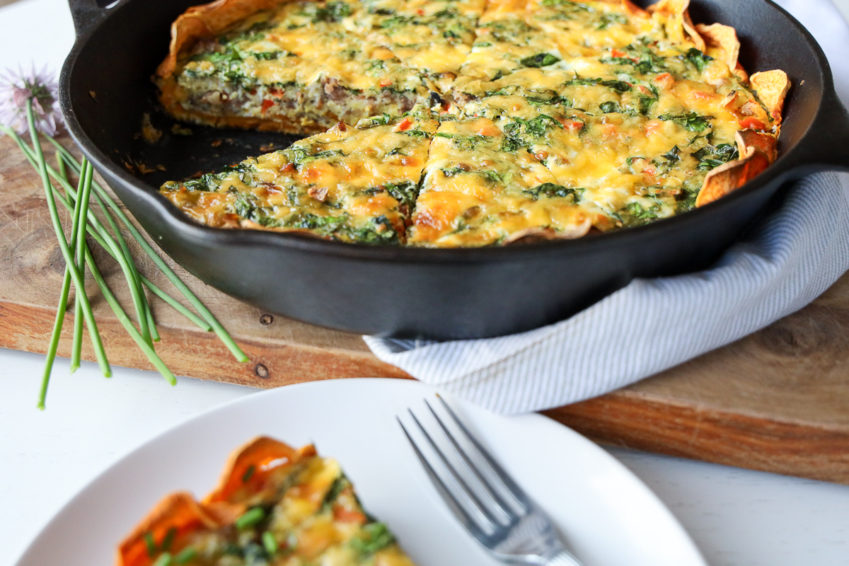 high protein sweet potato breakfast casserole