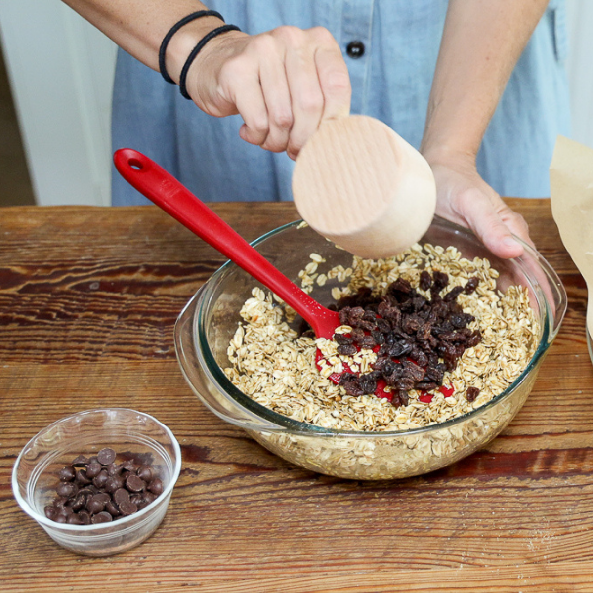 adding raisins to homemade granola bars without peanut butter recipe