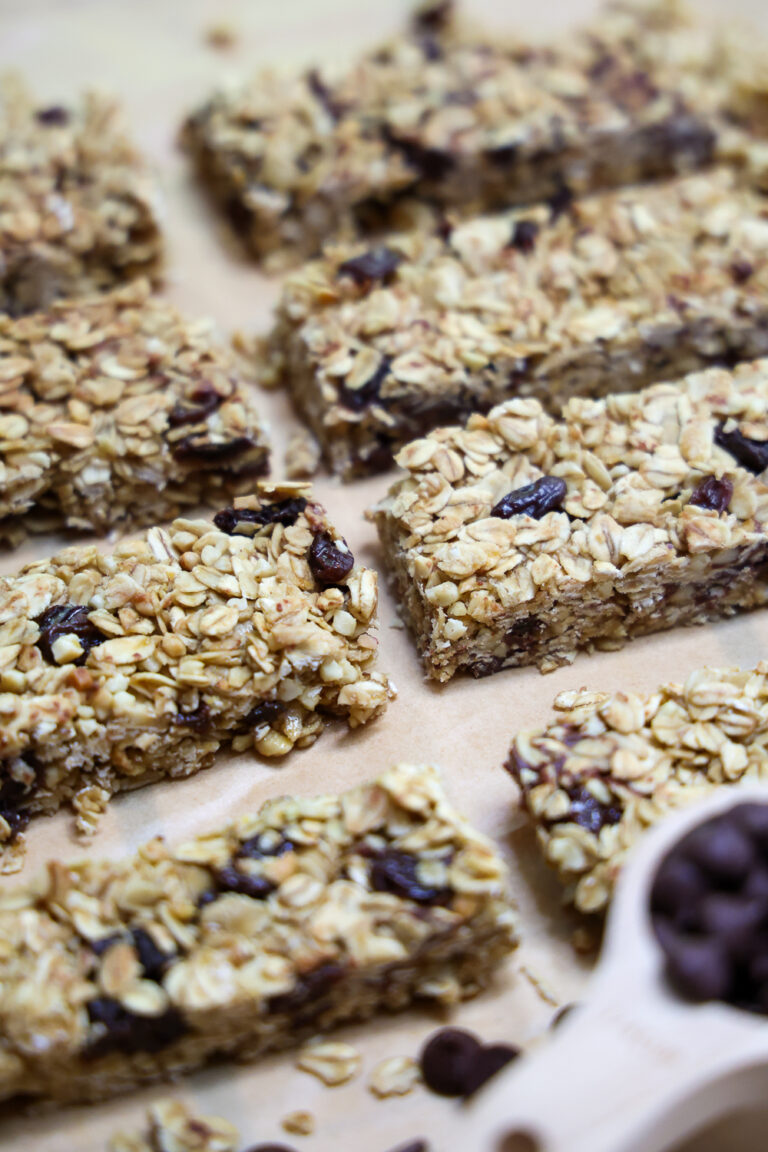 chewy homemade granola bars without peanut butter recipe
