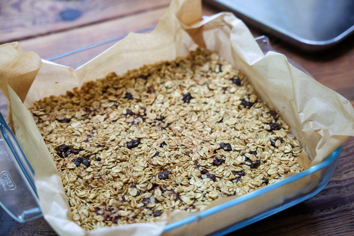 healthy homemade granola bars without peanut butter