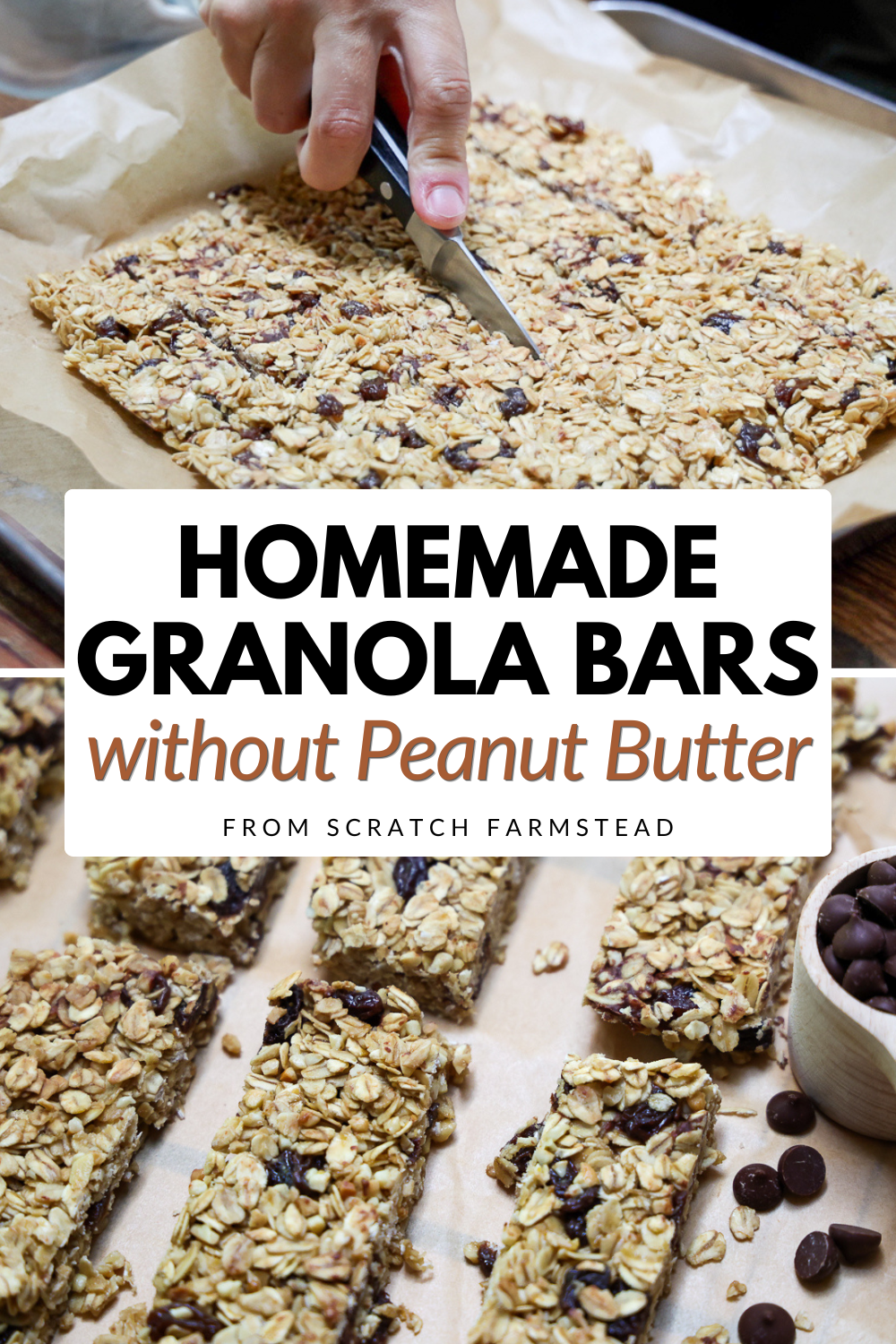 homemade granola bars without peanut butter