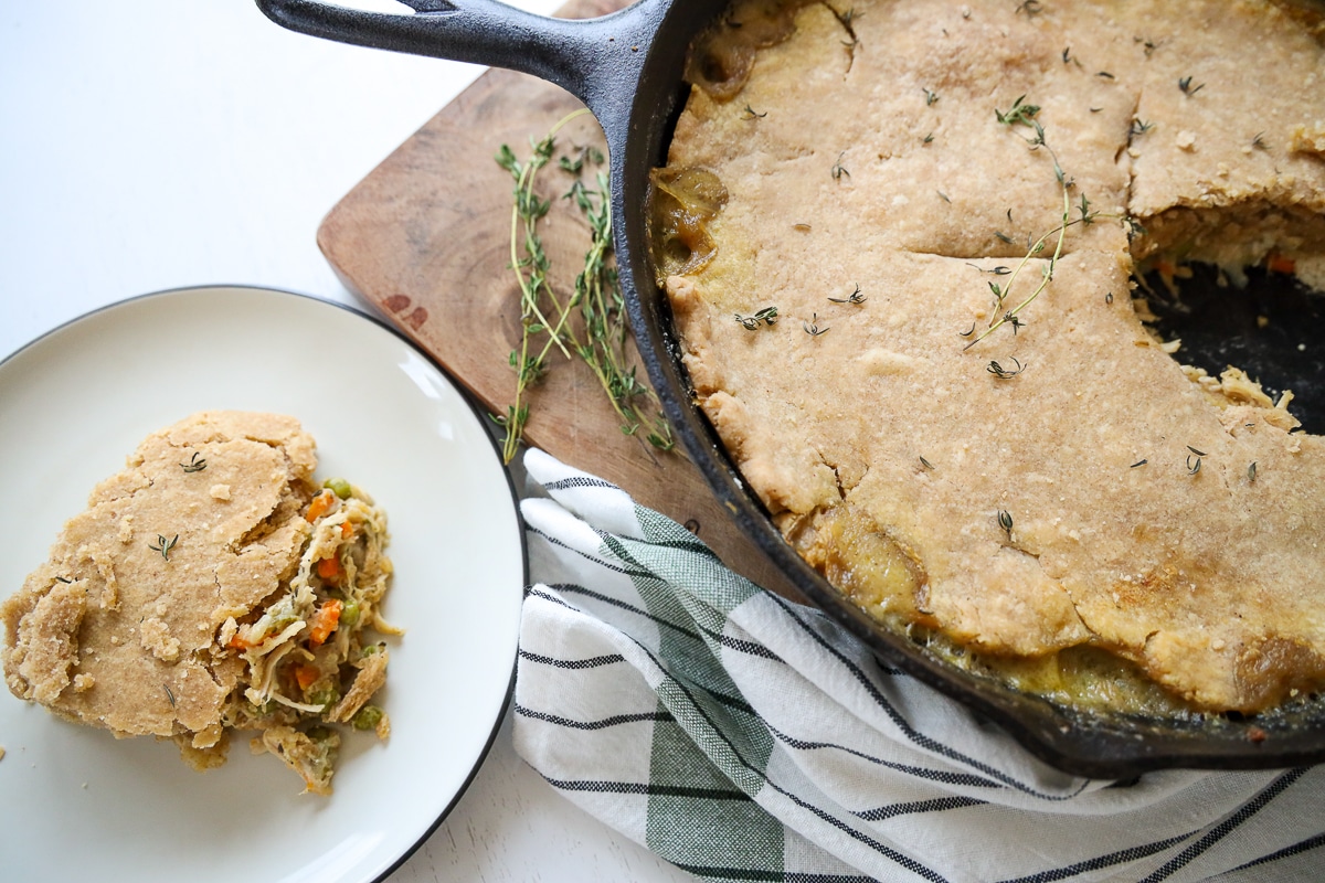 weeknight homemade chicken pot pie recipe