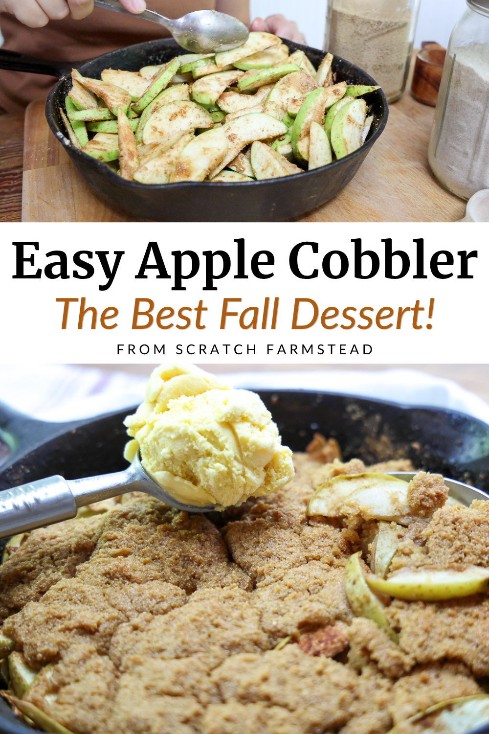 easy apple cobbler