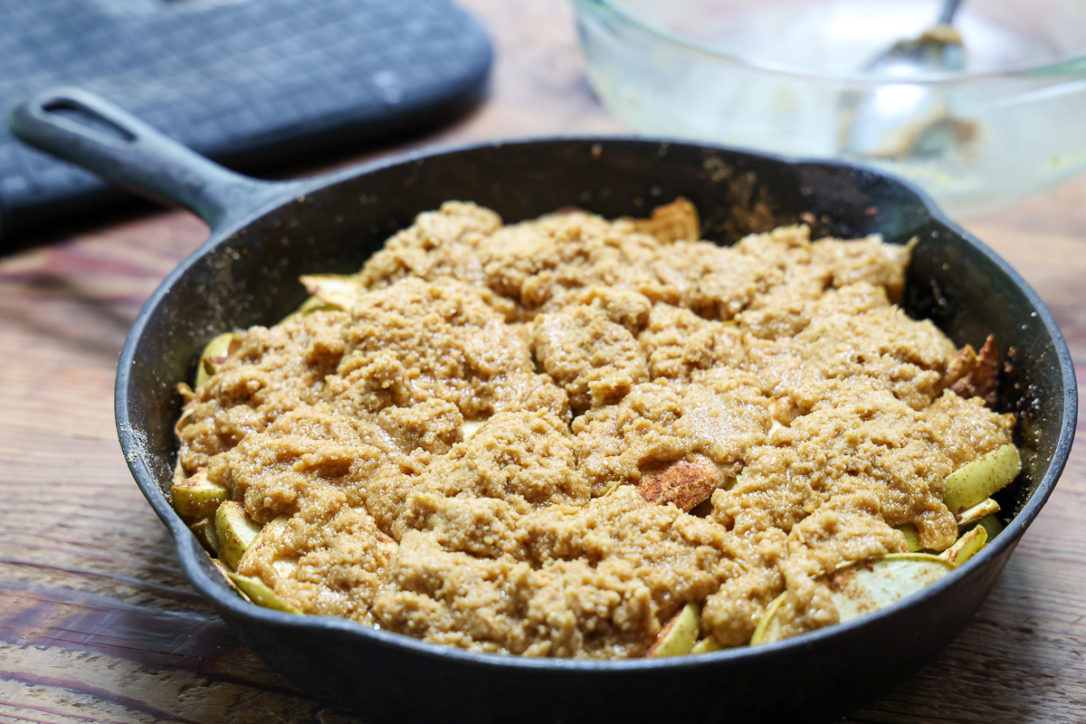 ready for the oven easy apple cobber