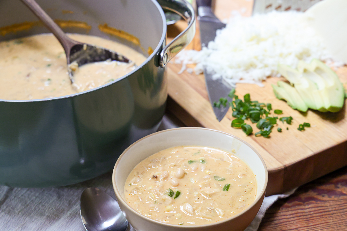 simple white chicken chili homemade